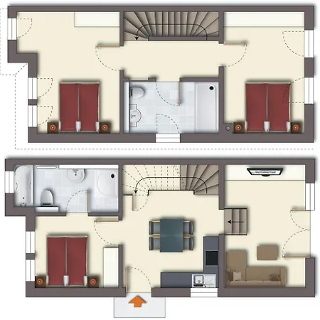 Дом отдыха Brise Alter Anker App 18d